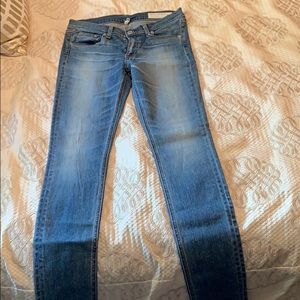 Rag and Bone 27 Skinny Jeans. Surf Wash